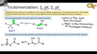 1103 Introduction to Tautomerization Stability of Keto and Enol Tautomers [upl. by Akemehs710]