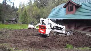 BOBCAT T870 Pushing [upl. by Yvad]