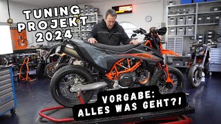 KTM 690 SMCR Euro5 2023 der BigBore Umbau beginnt😜☝🛠🔧🔨🏁 [upl. by Masson158]