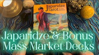 Viewer Request Bonus Mass Market Decks ft The Japaridze Tarot only10massmarketdecks [upl. by Ennaeilsel945]