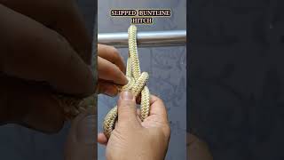 SLIPPED BUNTLINE HITCH Easy to Untie  Quick Release Knot  How to Tie a Knot diy youtubeshorts [upl. by Des]