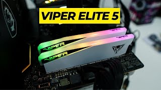 Patriot Viper Elite 5 RGB DDR5 Memory Kit [upl. by Aseel]