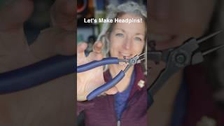 Looped and Coiled Head Pins Wire Wrapping Basics [upl. by Robinette]