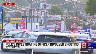 Officerinvolved shooting in West Haven [upl. by Alihs]