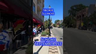 Skokie quotBring Them Homequot rally on September 1st 2024 RunForTheirLives Hamas HershGoldbergPolin [upl. by Lanahtan]