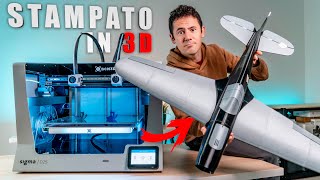 HO STAMPATO UN AEREO con una Stampante 3D Professionale  BCN3D SIGMA D25 [upl. by Nwahsid]