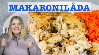 UPPGRADERAD Klassisk Finsk Makaronilåda [upl. by Einahpats]