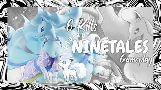 Alolan Vulpix evolves into a Ninetales  Pokemon Unite [upl. by Aihsot177]