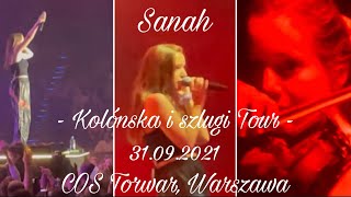 Sanah  Kolónska i szlugi Tour  31102021  COS Torwar Warszawa [upl. by Needan360]