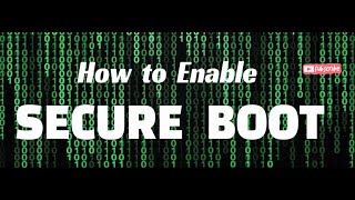 How to enable Secure Boot in Windows 11 Bios Secure Boot Method [upl. by Anirdnaxela]