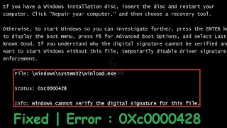 How To Fix Winloadexe Start up Error In Windows [upl. by Yaron]