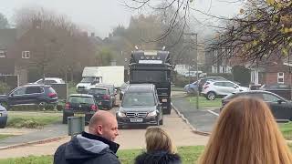 Truck hearse for his final journey Funeral [upl. by Ashman]