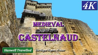 Inside Medieval Chateau de Castelnaud on Dordogne River  France 4K [upl. by Solberg]