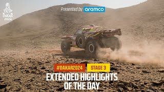 Extended highlights of Stage 3 presented by Aramco  Dakar2024 [upl. by Carrie472]