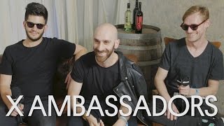 X Ambassadors Describe Their Band Through Emojis  BottleRock Napa Valley 2016 [upl. by Aleirbag]