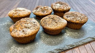 Schokoladenmuffins mit Kirschen sind ganz einfach zuzubereiten Jeder kann das Kein Mixer [upl. by Claudy]