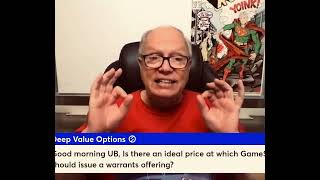 GameStop Warrants Offering Pricing Explained gamestop stocmarket [upl. by Eniron]