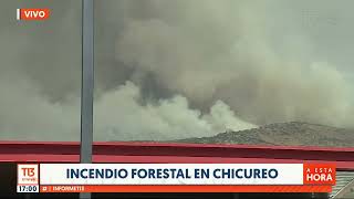 Incendio forestal en Chicureo [upl. by Nnaesor]