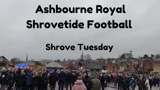 Ashbourne Royal Shrovetide Football Shrove Tuesday [upl. by Mcdonald]