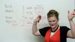 Basic English Grammar  Noun Verb Adjective Adverb [upl. by Adnorahs793]