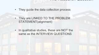 Aligning problem statements purpose statements research questions and methodology [upl. by Giamo]