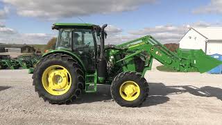 2022 John Deere 6105E Tractor w Cab amp Loader Like New JD Warranty For Sale by Mast Tractor Sales [upl. by Akcimat]