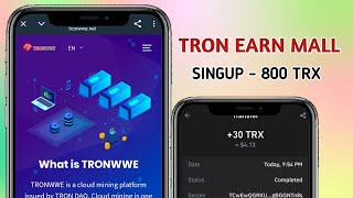 Tron Mall  New Usdt Earning Site Usdt Mining App 2024  Free Usdt Earning Platform Usdt Mining [upl. by Hale32]