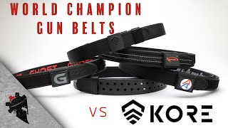 The Best Competition Shooting Belt  Kore vs CR Speed Double Alpha Ghost amp Safariland ELS [upl. by Einaeg]