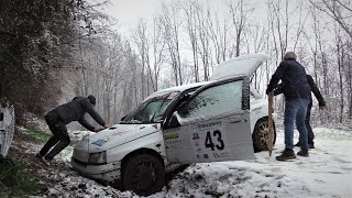 17° Rally Ronde del Canavese 2023  CRASHES MISTAKES amp SNOW [upl. by Vinson]