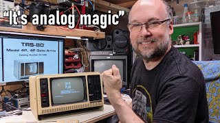 TRS80 Model 4P 80column crash repair Part 2 [upl. by Allrud]