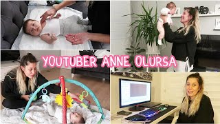 GÜNLÜK BEBEK BAKIMI👩🏼‍🍼KIZIMLA GÜNÜMÜZ NASIL GEÇİYOR❓AKTİVİTELER UYKU DÜZENİ YOUTUBER ANNE OLURSA [upl. by Ahsinam563]