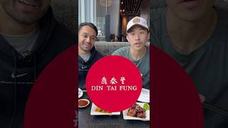 Din Tai Fung dintaifung chinesefood soupdumplings dumplings foodie foodreview [upl. by Lenssen902]