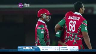 ICC WT20 Ireland vs Oman Highlights [upl. by Eilahtan]