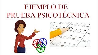 ✅ Ejemplo de PRUEBA PSICOTÉCNICA  Preguntas y Respuestas 🔴 [upl. by Suoicerp]