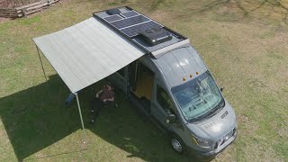 Installing a Fiamma F45S Awning on a Van or RV with Unaka Gear Co Installation Kit [upl. by Anyak]