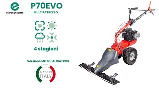 Multi Attrezzo P70 EVO versione Motofalciatrice un prodotto Made in Italy [upl. by Shapiro]