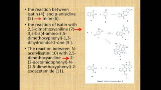 ISATIN synthesis and reactions organic chemistry group WPC3 [upl. by Auqinihs]