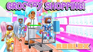 Family Quarantine Grocery Shopping Routine Roblox Roleplay Story Unicorne City [upl. by Eldoree]