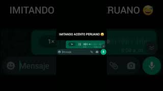 IMITANDO ACENTO PERUANO xdxd [upl. by Parshall]