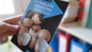 045 — Le parti pris des choses de Francis Ponge par Micaela — French book [upl. by Berni91]