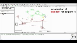 PowerFactoryDIgSILENT tutorial 1 introduction of digsilent for beginners [upl. by Anifled]