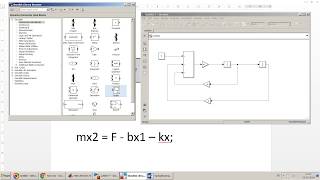 Design Spring Mass Damping System in Simulink  Part 1 [upl. by Merceer496]