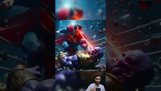 Superman vs Thanos🔥😱 Revenge for The hulk shorts trending marvel dc brawlstars Epic Cartoons [upl. by Ijar458]