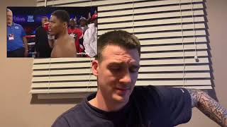 English boxing fan first time reacting to Shakur Stevenson [upl. by Ahsinej]