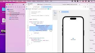 Navigate Between Views  SwiftUI [upl. by Mont473]