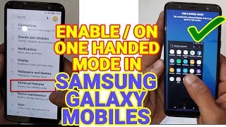 One Hand Mode In Samsung Galaxy Mobiles  How to Enable One Handed Mode In Samsung Galaxy on8 [upl. by Allevon5]