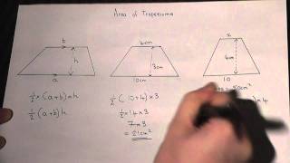 Area of a Trapezium  How to Calculate the Area Easily  Maths Revision Video [upl. by Ajoop638]