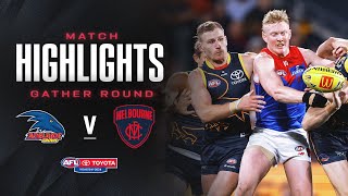 Adelaide v Melbourne Highlights  Round 4 2024  AFL [upl. by Gilbert]