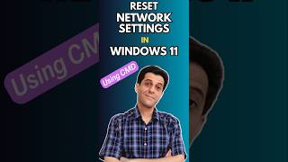 How to Reset Network Settings on Windows 11 Using CMD windows11 [upl. by Netsyrk]