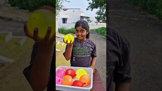 water balloon catching challange💧🎈TomampJerry 😁DiyaIshwarya shorts viralvideo [upl. by Agustin371]